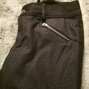 Grass collection alligator print pants